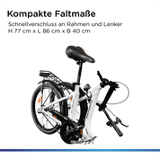 Zündapp ZF40 20 Zoll Klapprad, tiefer Einstieg