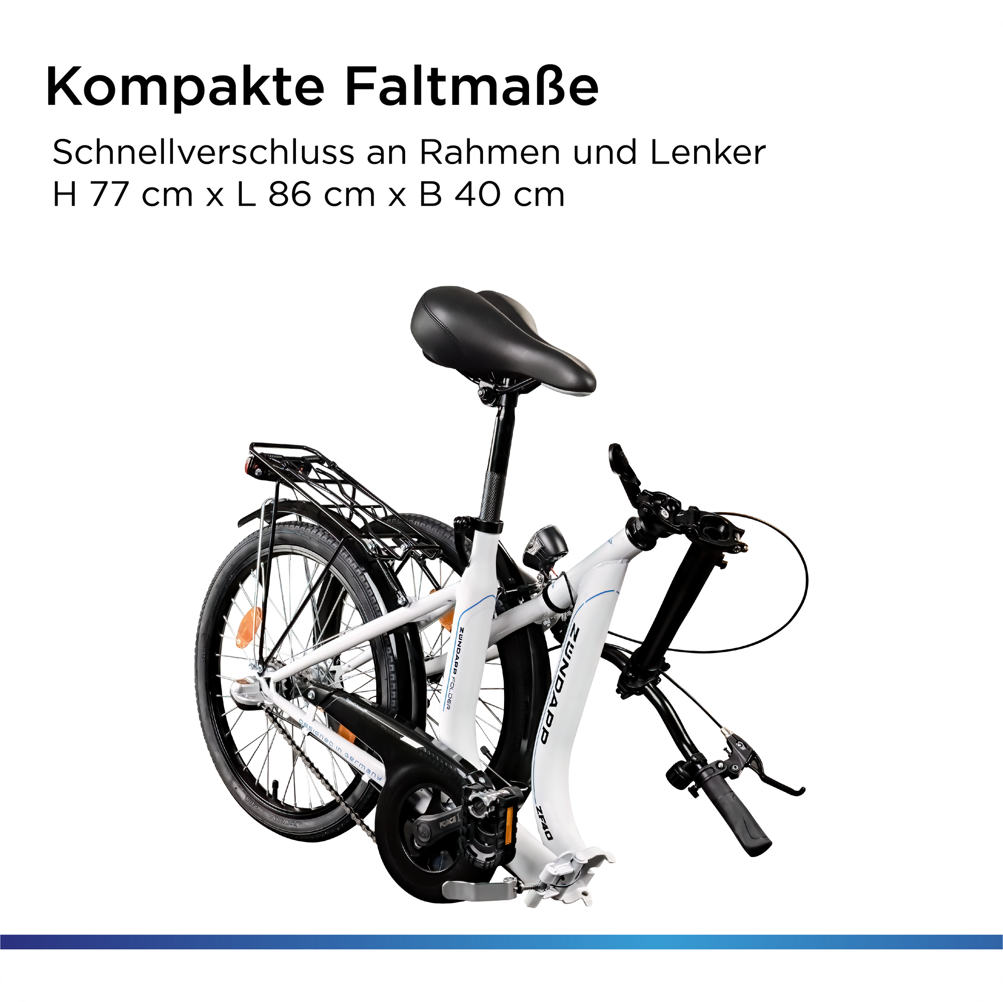 Zündapp ZF40 20 Zoll Klapprad, tiefer Einstieg
