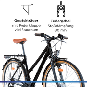 Zündapp T700 700c Trekkingrad Damen, 21-Gang
