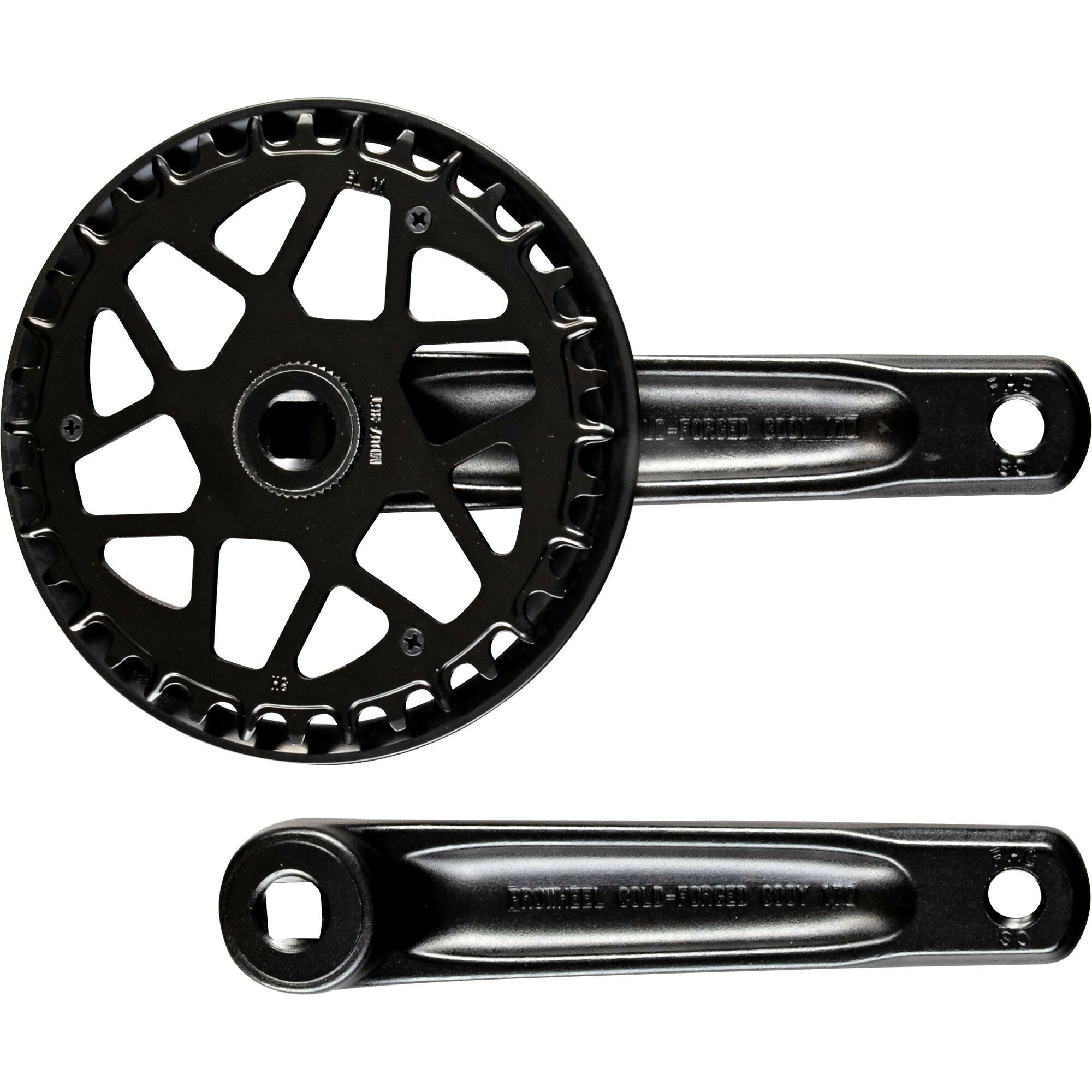 Zündapp Kurbelgarnitur Prowheel 170 mm 36 Zähne mit Kettenschutz schwarz