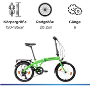Zündapp ZF20 Speed Folder 20 Zoll Klapprad