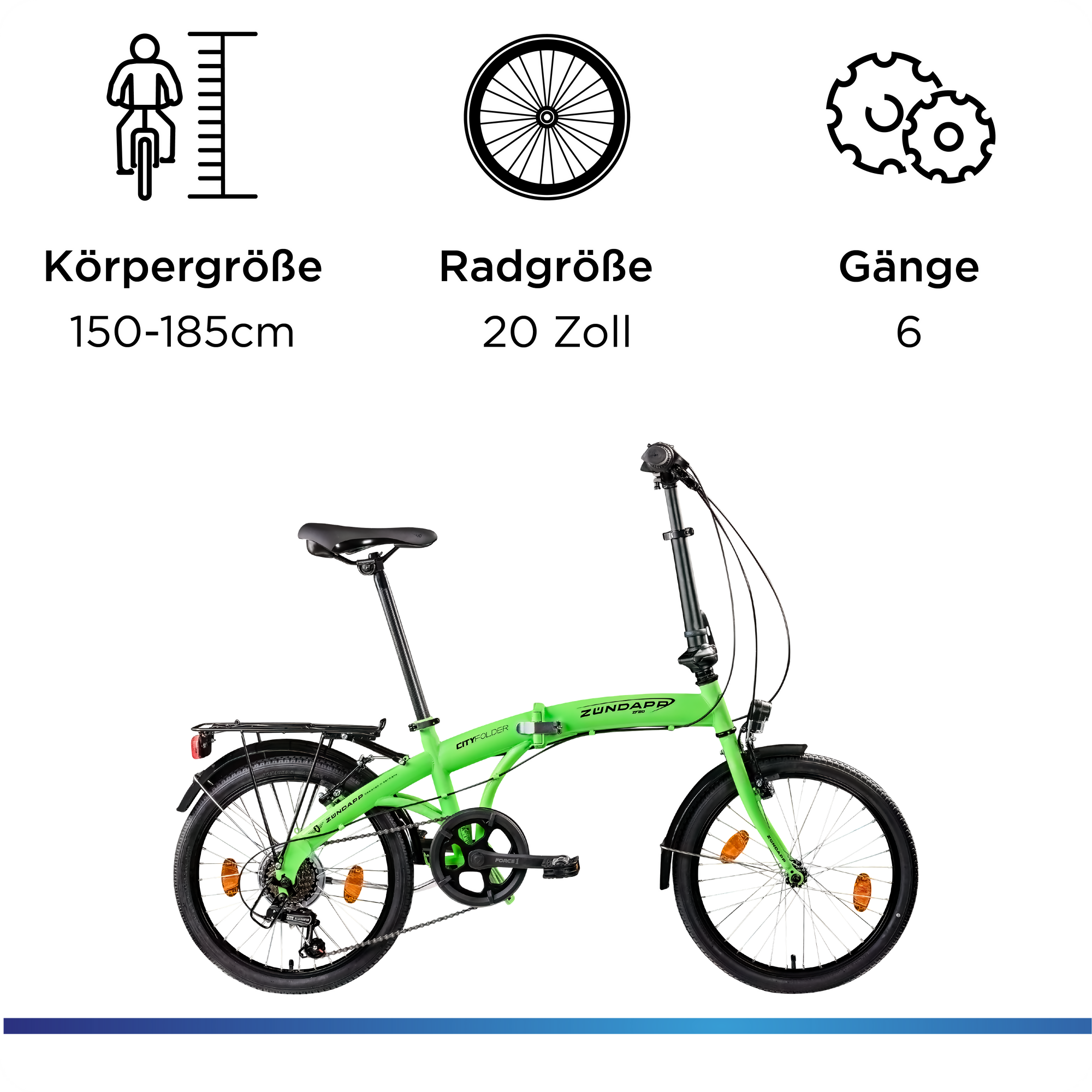 Zündapp ZF20 Speed Folder 20 Zoll Klapprad