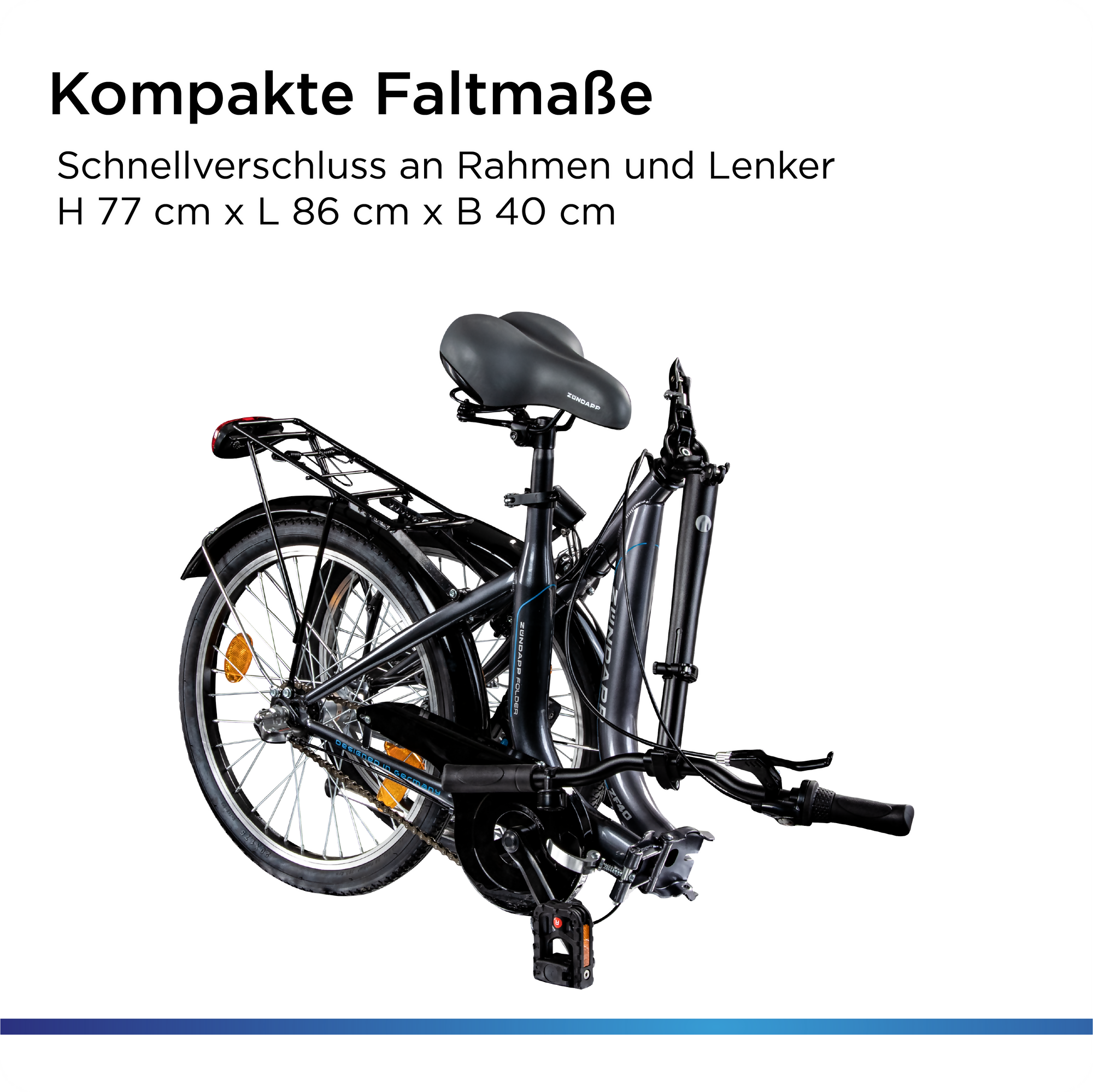Zündapp ZF40 20 Zoll Klapprad, tiefer Einstieg