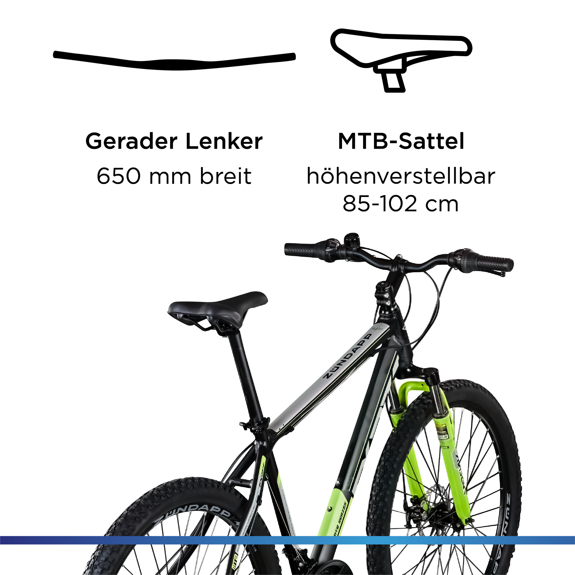 Zündapp FX27 Mountainbike Hardtail, 21-Gang