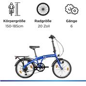 Zündapp ZF20 Speed Folder 20 Zoll Klapprad