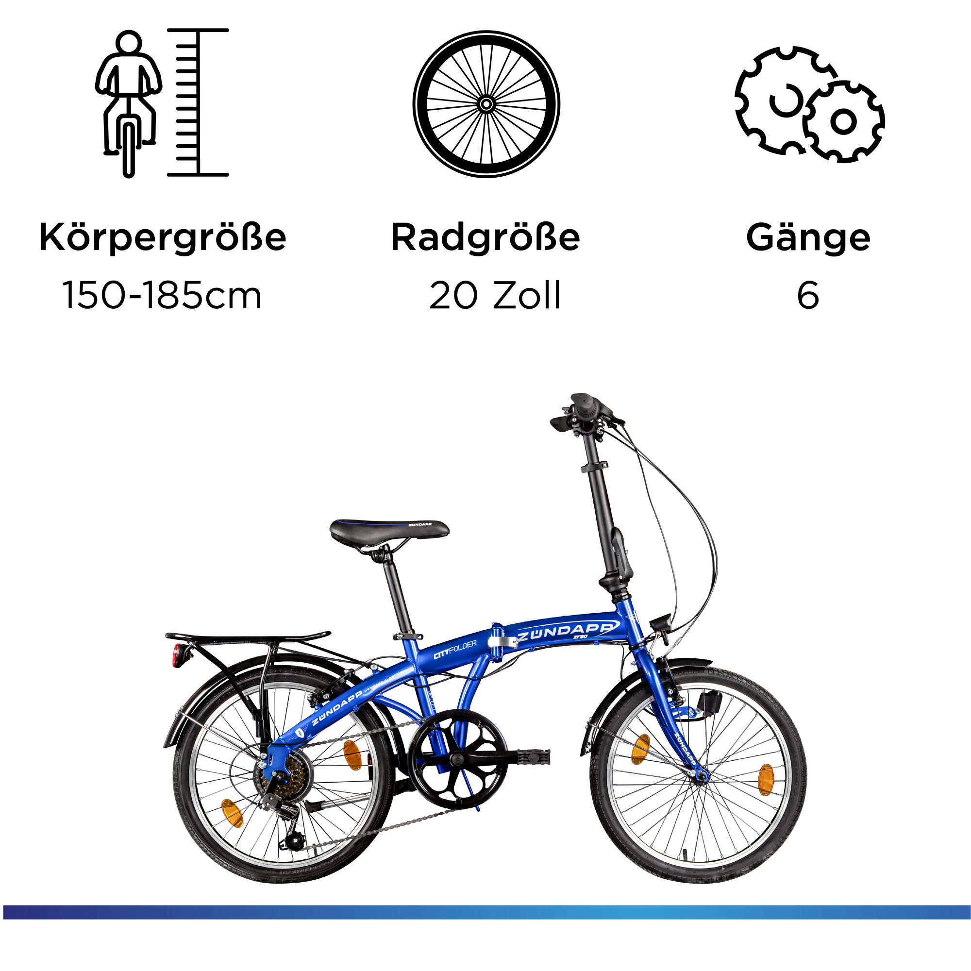 Zündapp ZF20 Speed Folder 20 Zoll Klapprad