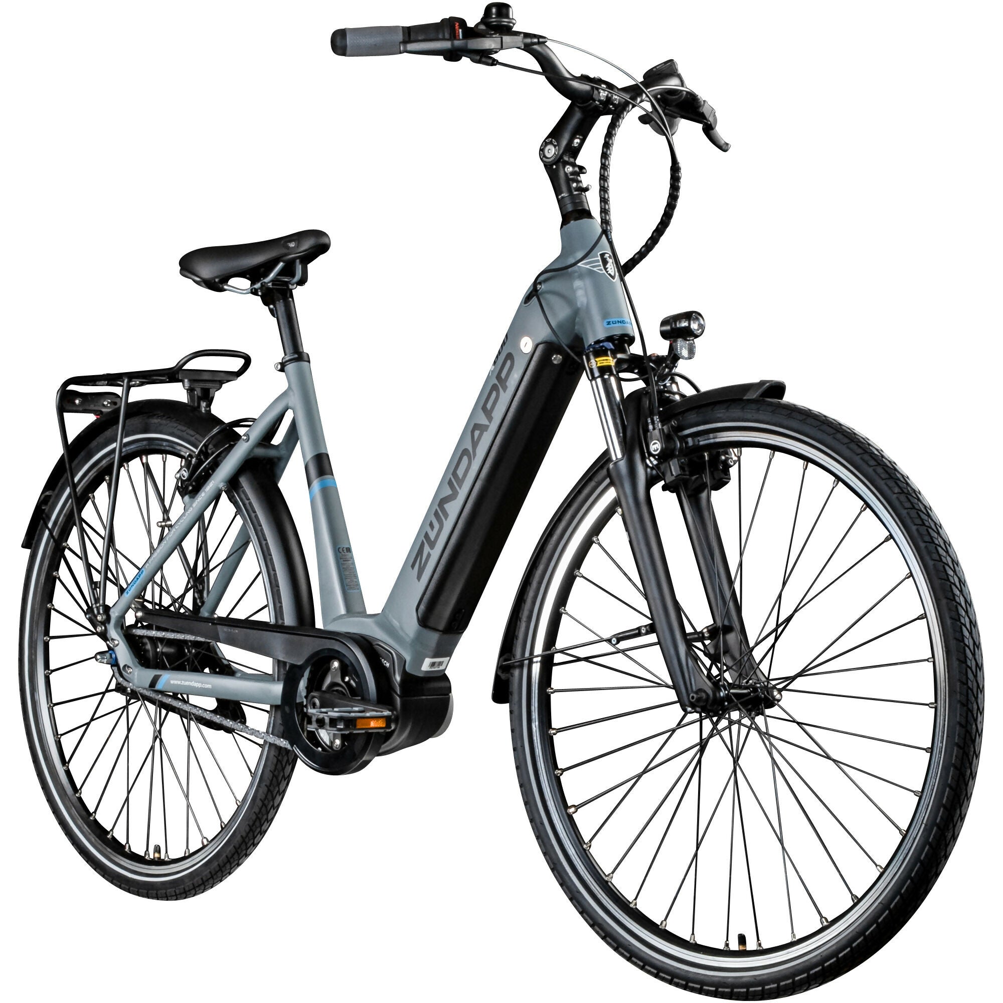 citybike damen grau Zündapp X600 E-Citybike Damen 28" Bosch 400 Wh – Zündapp Shop