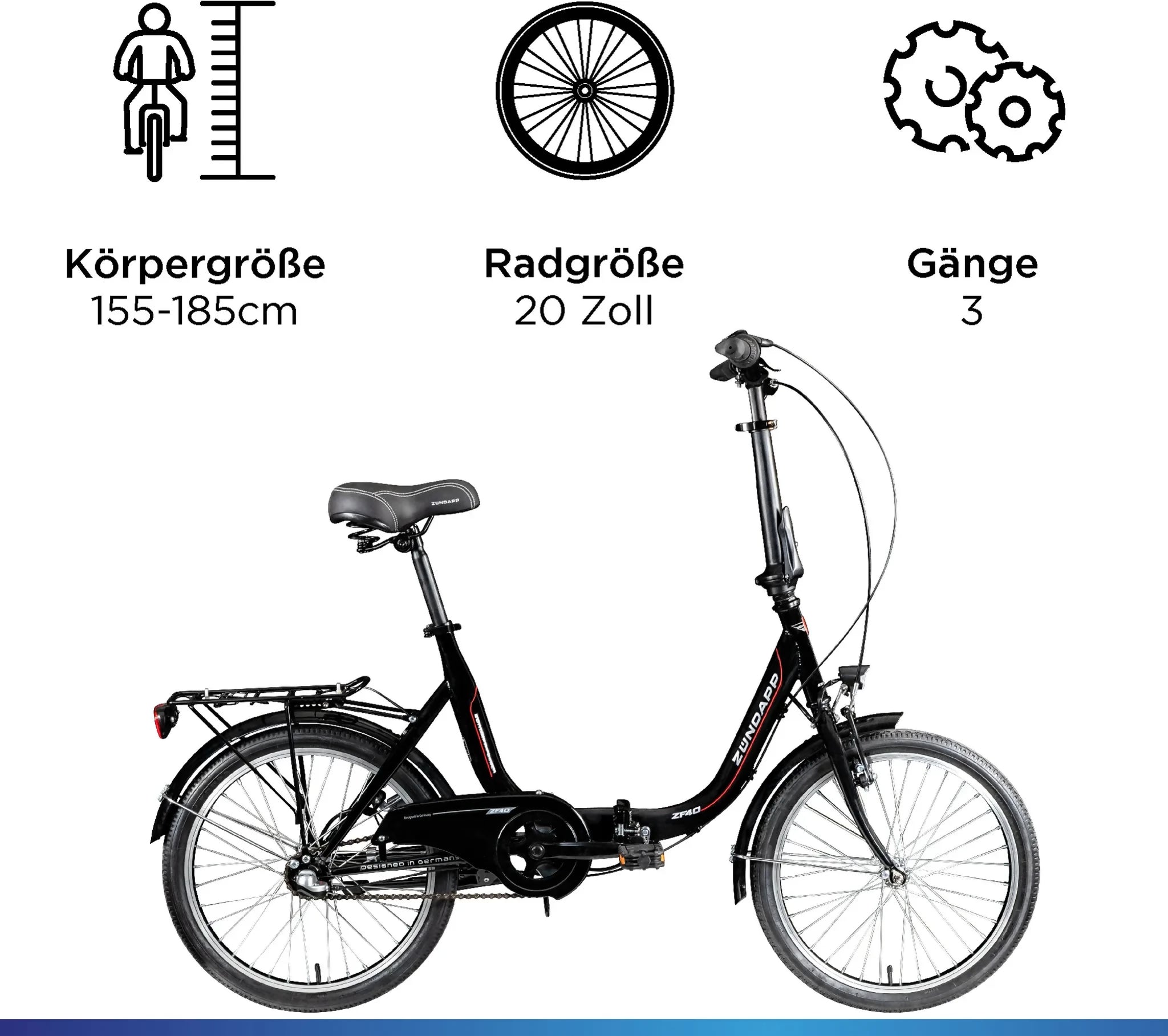 Zündapp ZF 40 Klappfahrrad 20
