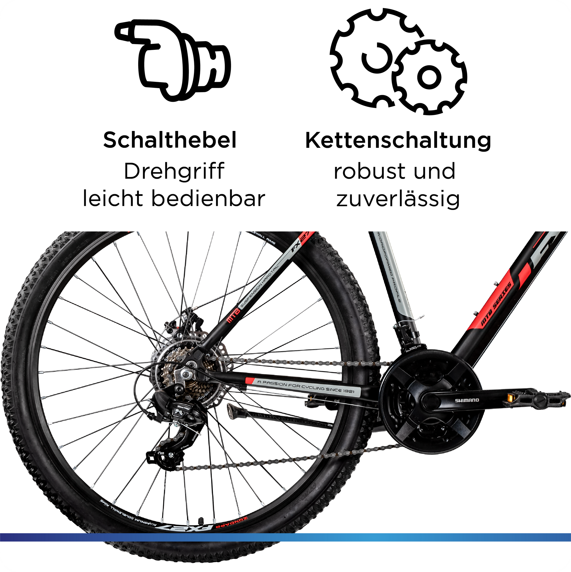 Zündapp FX27 Mountainbike Hardtail, 21-Gang