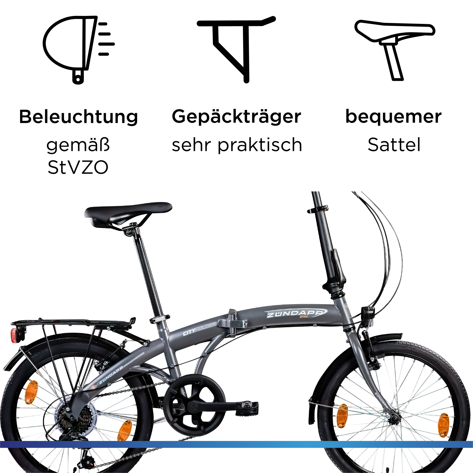 Zündapp ZF20 Speed Folder 20 Zoll Klapprad