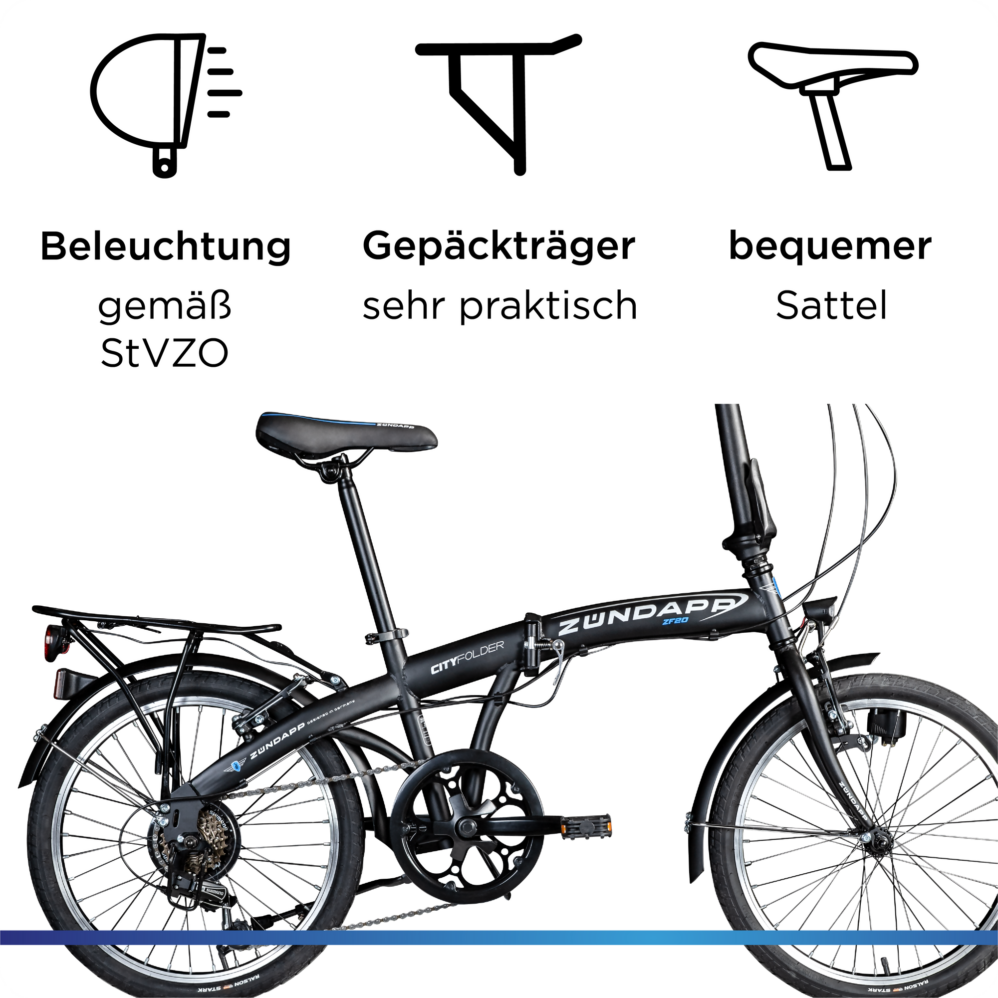 Zündapp ZF20 Speed Folder 20 Zoll Klapprad