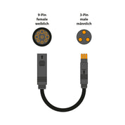 Zündapp Motorkabel Ananda 9-polig 1200 mm Verbindungskabel
