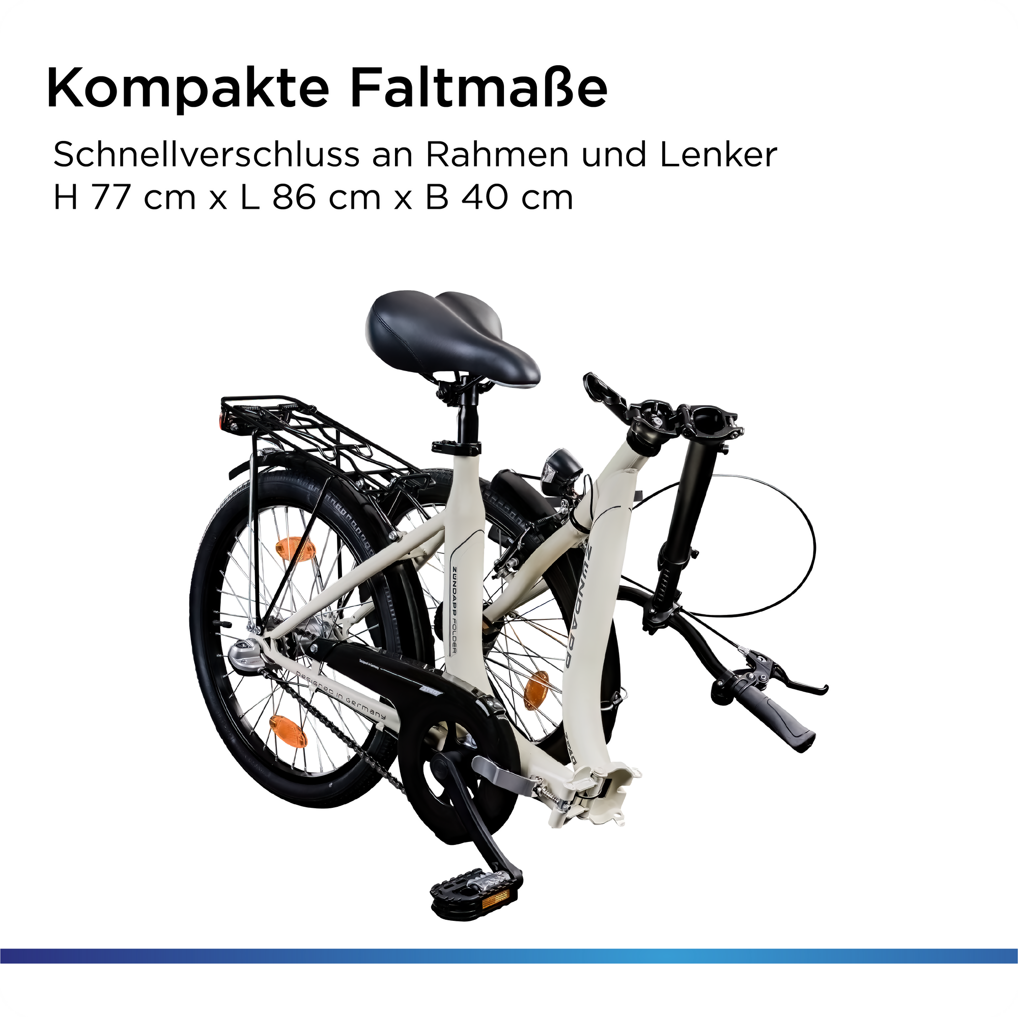 Zündapp ZF40 20 Zoll Klapprad, tiefer Einstieg