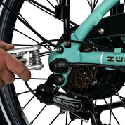 Zündapp Fahrrad Multitool mit 16 Funktionen, silber