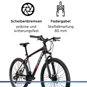 Zündapp FX27 Mountainbike Hardtail, 21-Gang