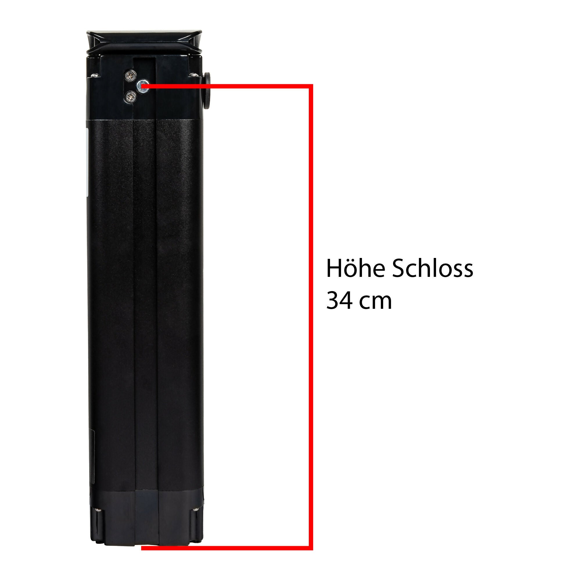 Zündapp Z510 Akku 36V 10,4Ah 374Wh Sitzrohrakku, Koax, Schlosshöhe 34 cm