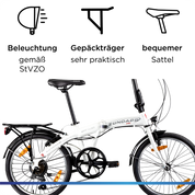 Zündapp ZF20 Speed Folder 20 Zoll Klapprad