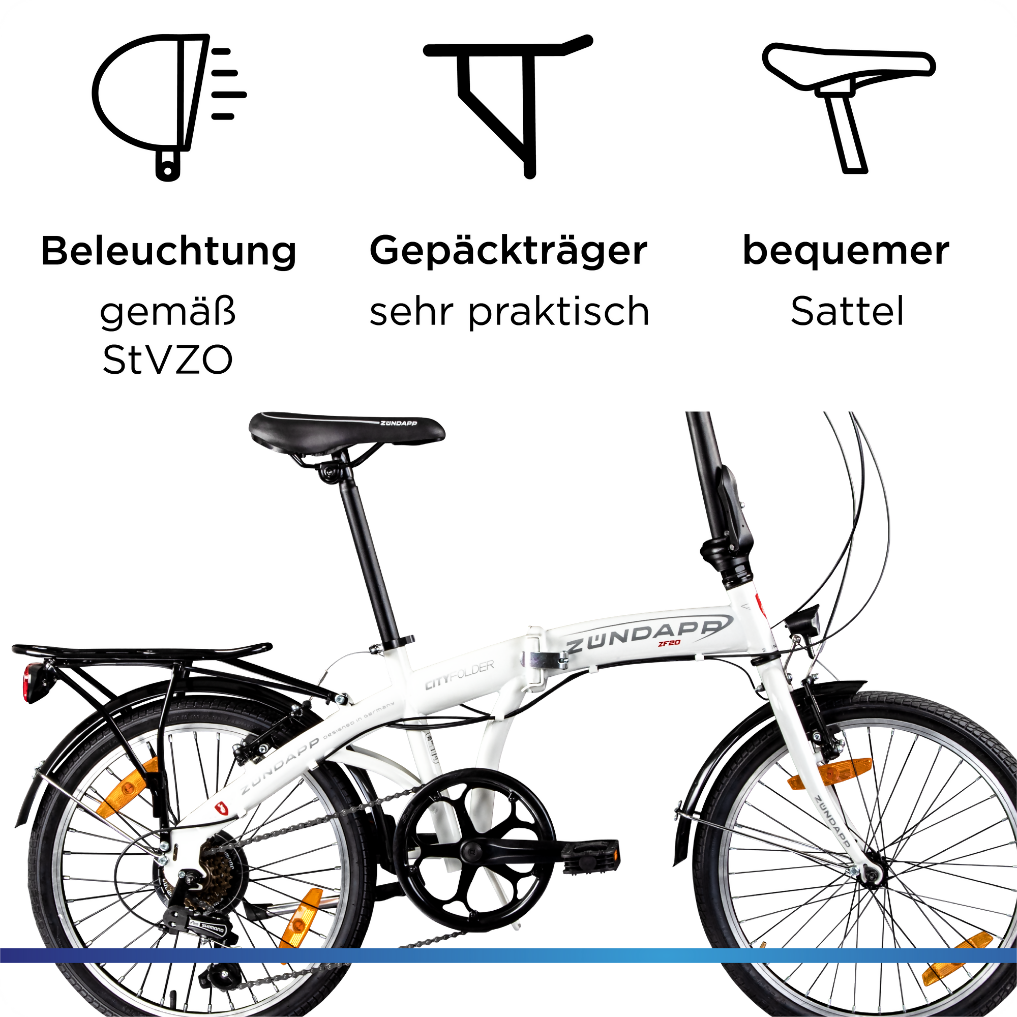 Zündapp ZF20 Speed Folder 20 Zoll Klapprad