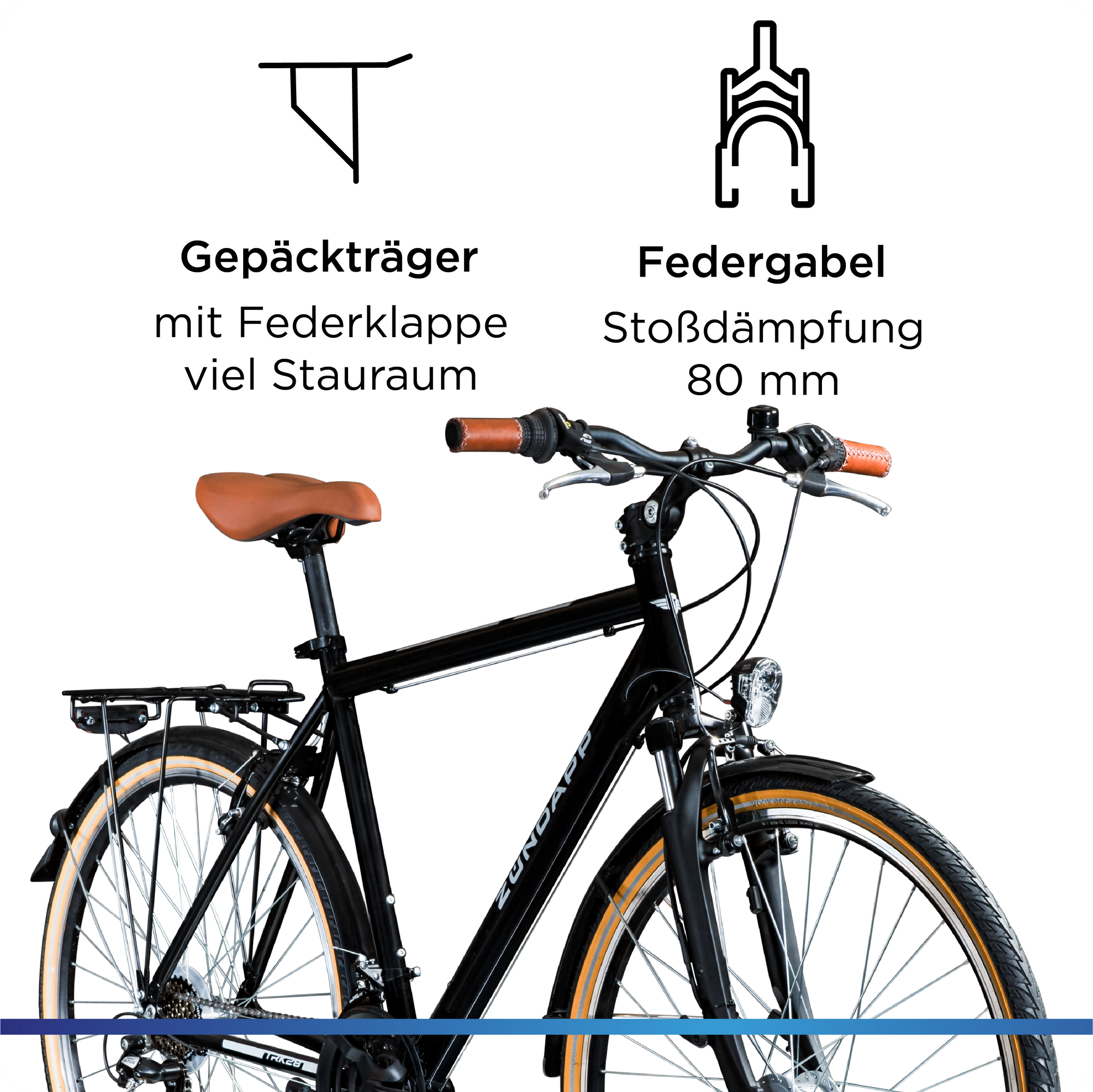 Zündapp T700 700c Trekkingrad Herren, 21-Gang
