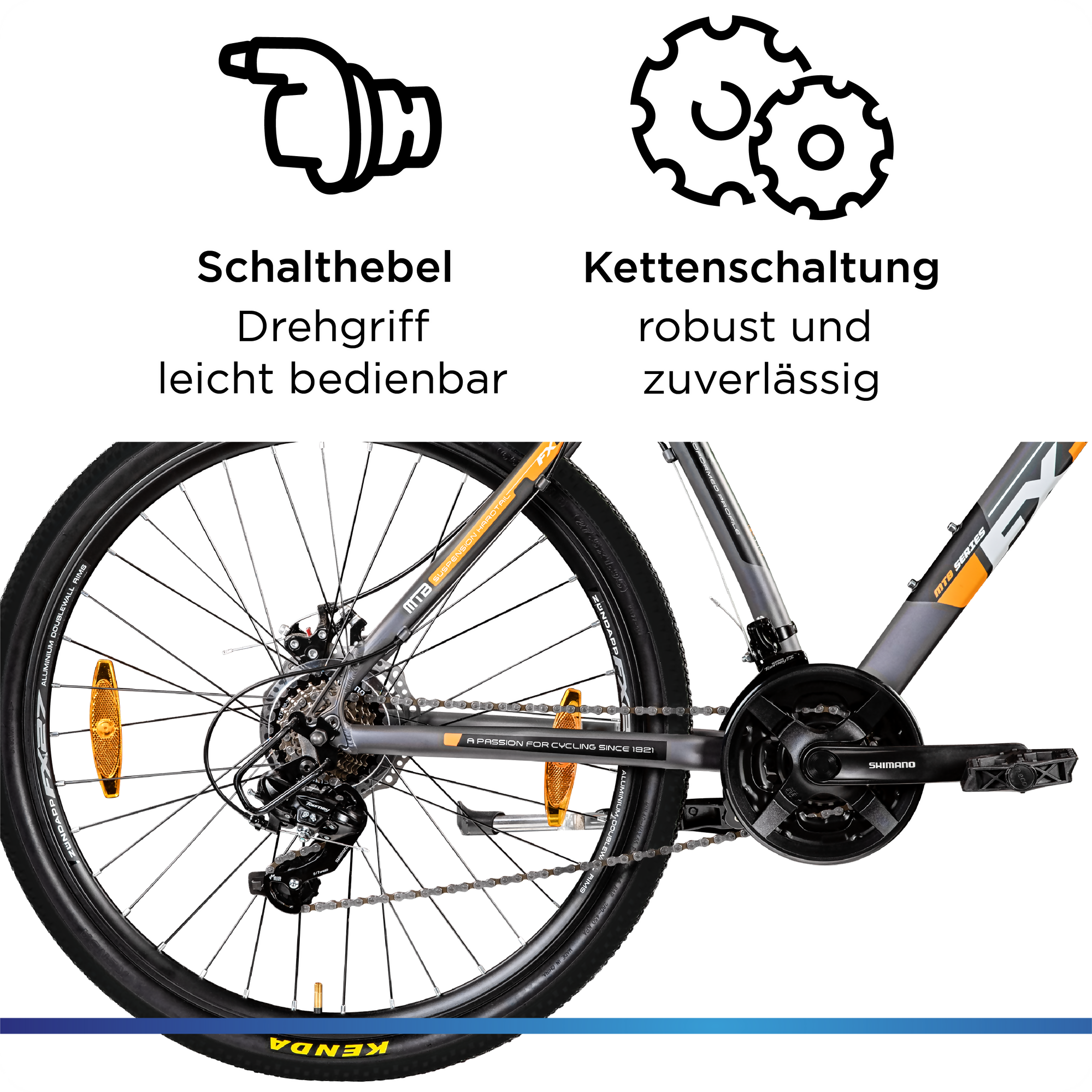 Zündapp FX27 Mountainbike Hardtail, 21-Gang