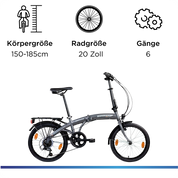 Zündapp ZF20 Speed Folder 20 Zoll Klapprad