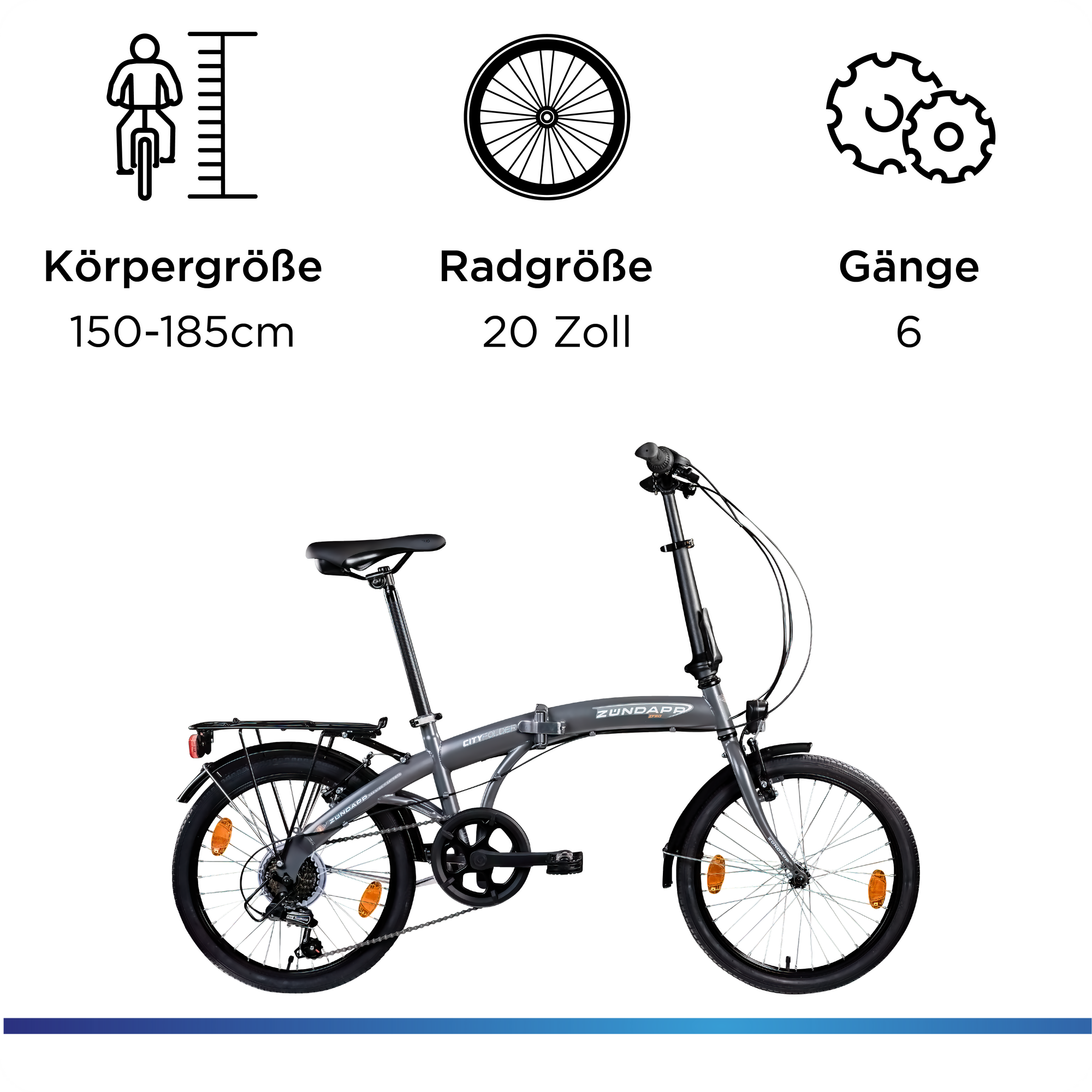 Zündapp ZF20 Speed Folder 20 Zoll Klapprad