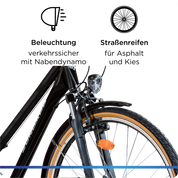 Zündapp T700 700c Trekkingrad Damen, 21-Gang