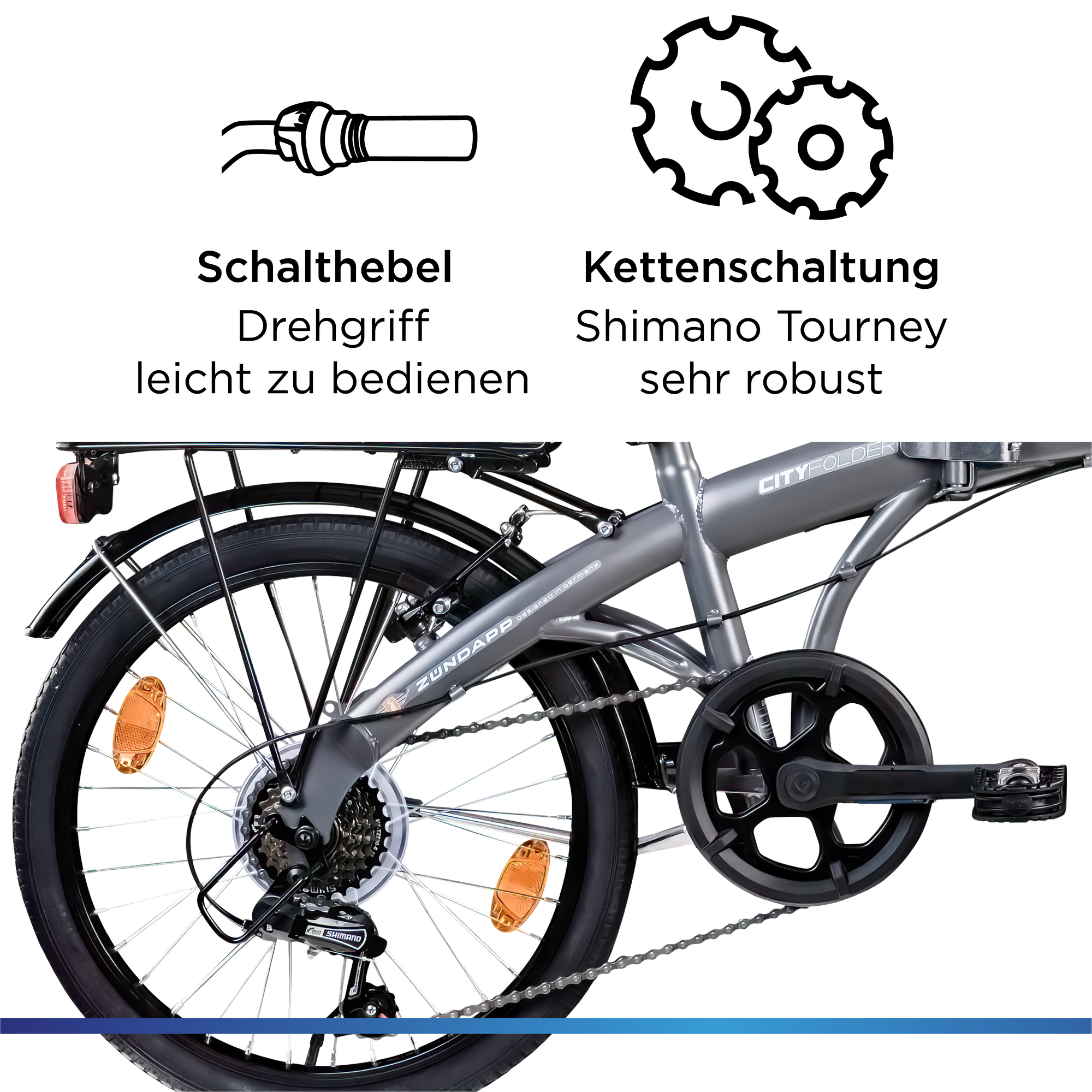 Zündapp ZF20 Speed Folder 20 Zoll Klapprad