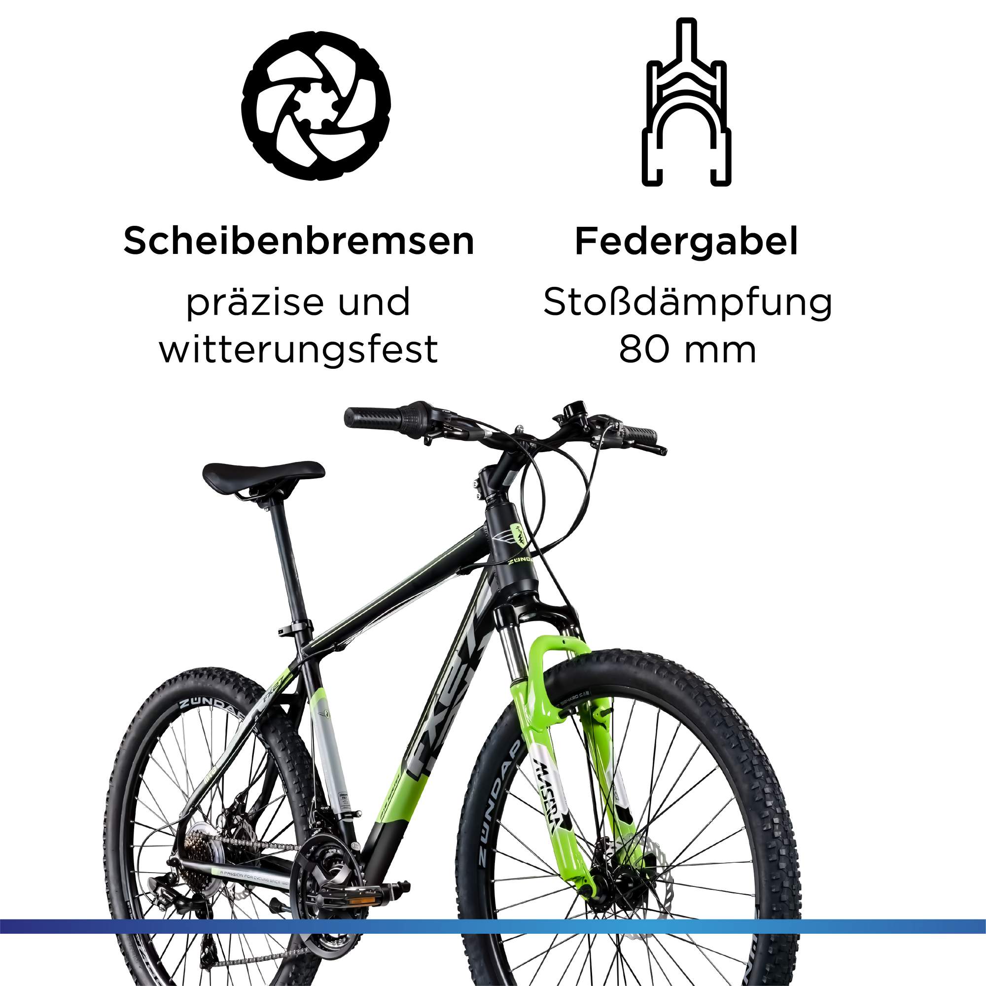 Zündapp FX27 Mountainbike Hardtail, 21-Gang