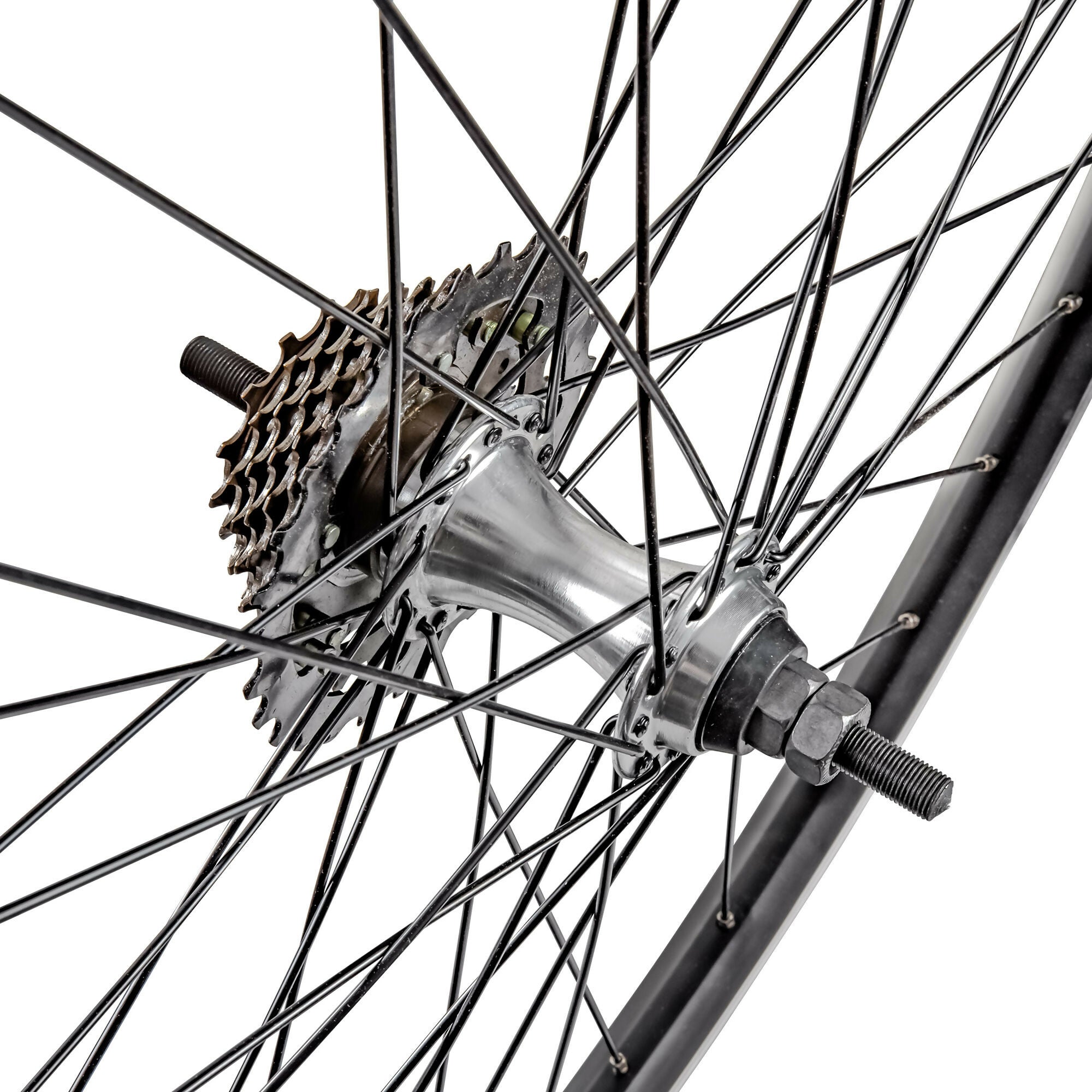 Zündapp Z503 Hinterrad 28 Zoll mit Shimano Tourney 7-fach Schraubkranz