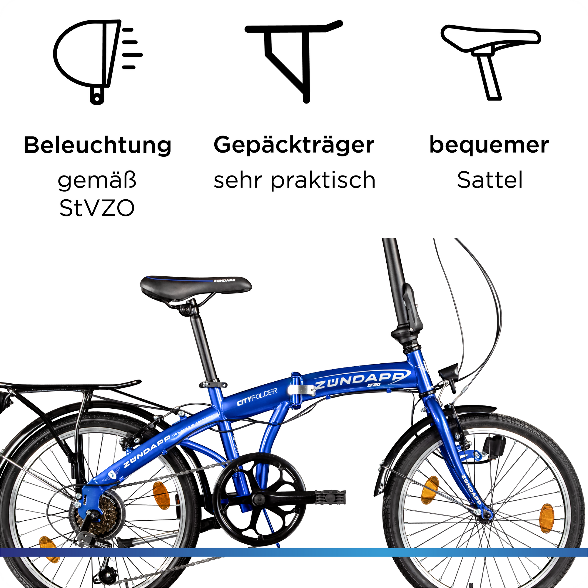 Zündapp ZF20 Speed Folder 20 Zoll Klapprad