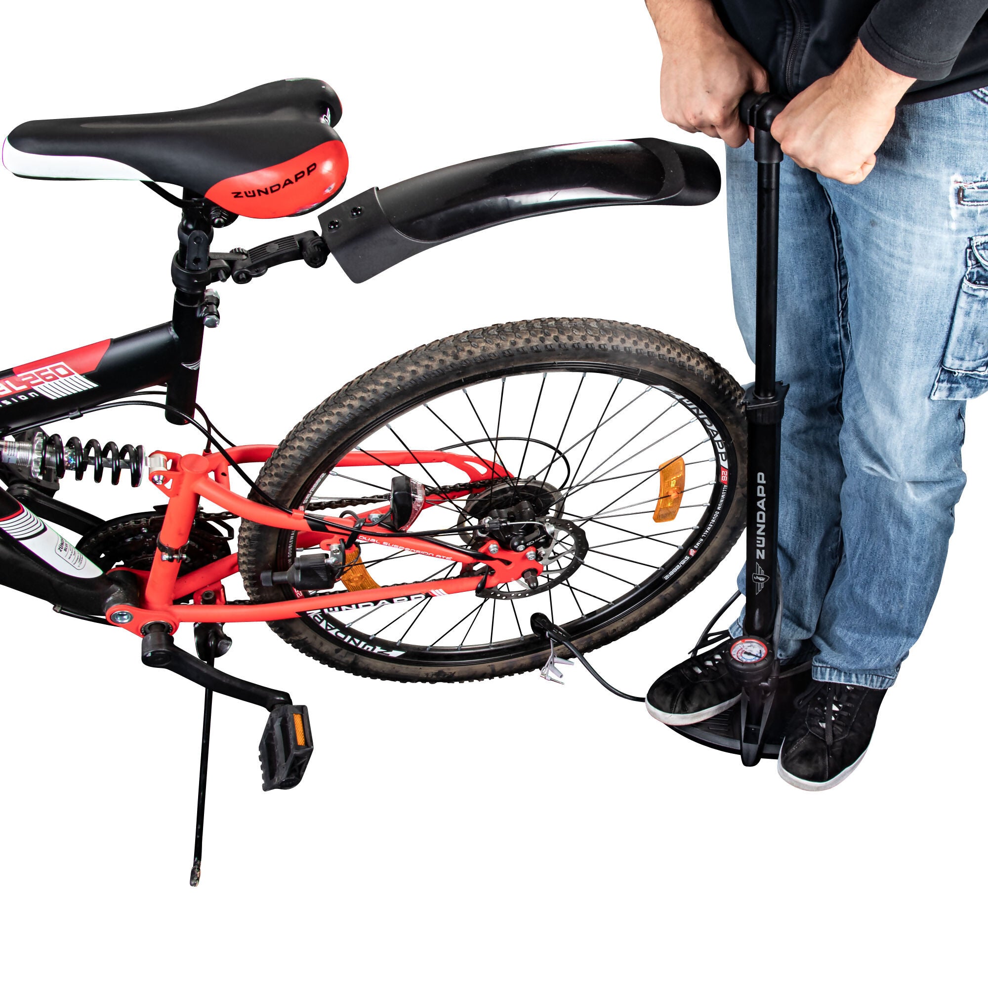 Zündapp Fahrrad Standpumpe mit Ballnadel AV DV SV