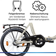Zündapp ZF40 20 Zoll Klapprad, tiefer Einstieg