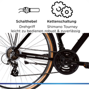 Zündapp T700 700c Trekkingrad Damen, 21-Gang