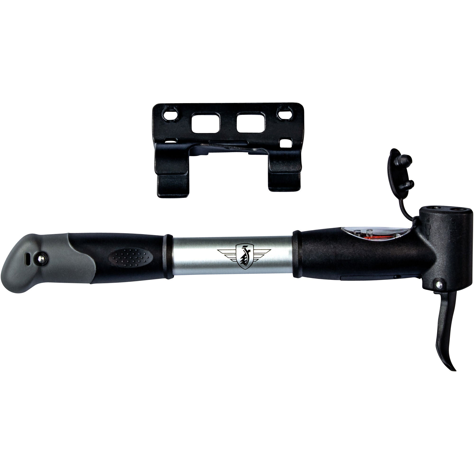 Zündapp Miniluftpumpe für Fahrräder Aluminium Fahrradpumpe Luftpumpe Fahrrad universal AV DV FV