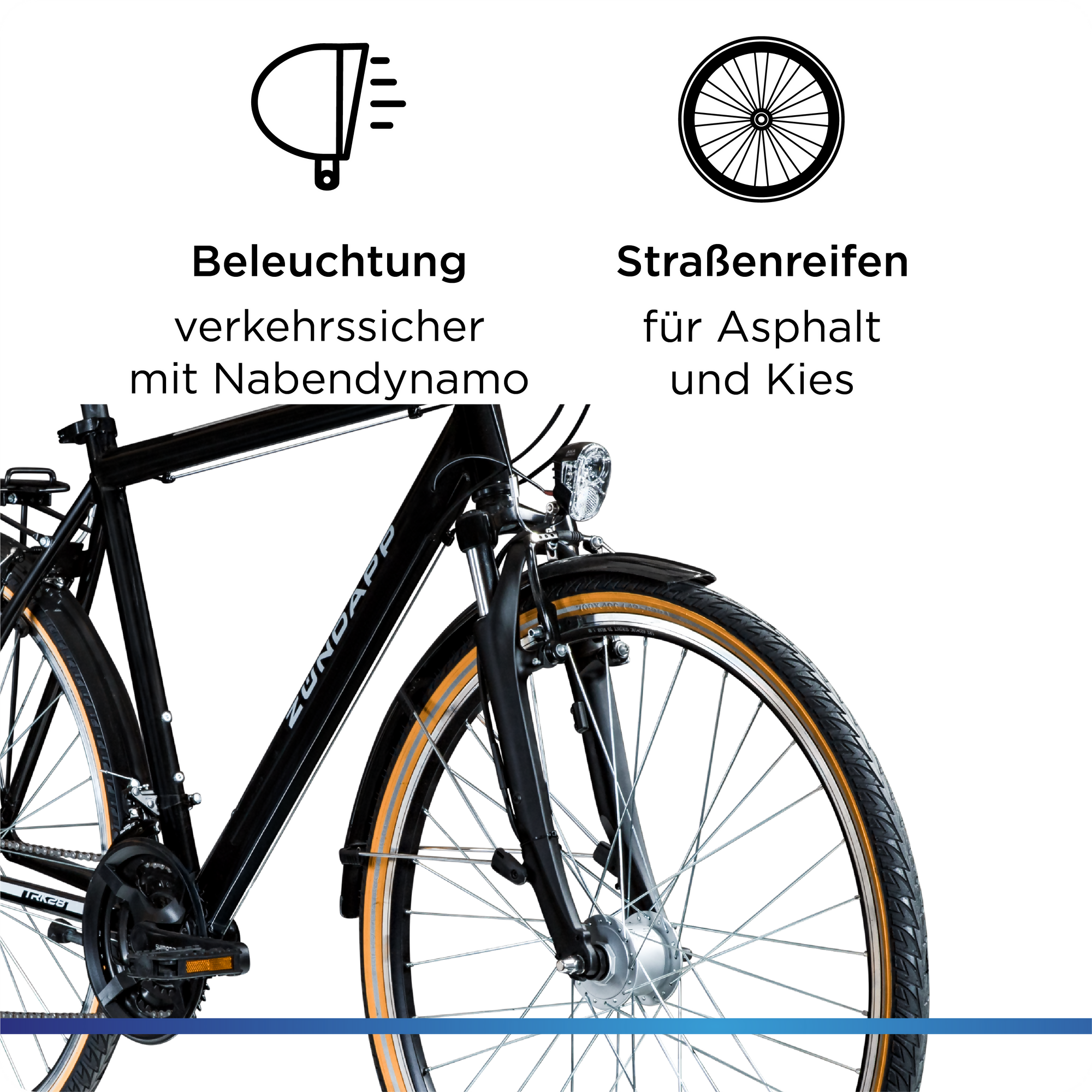 Zündapp T700 700c Trekkingrad Herren, 21-Gang