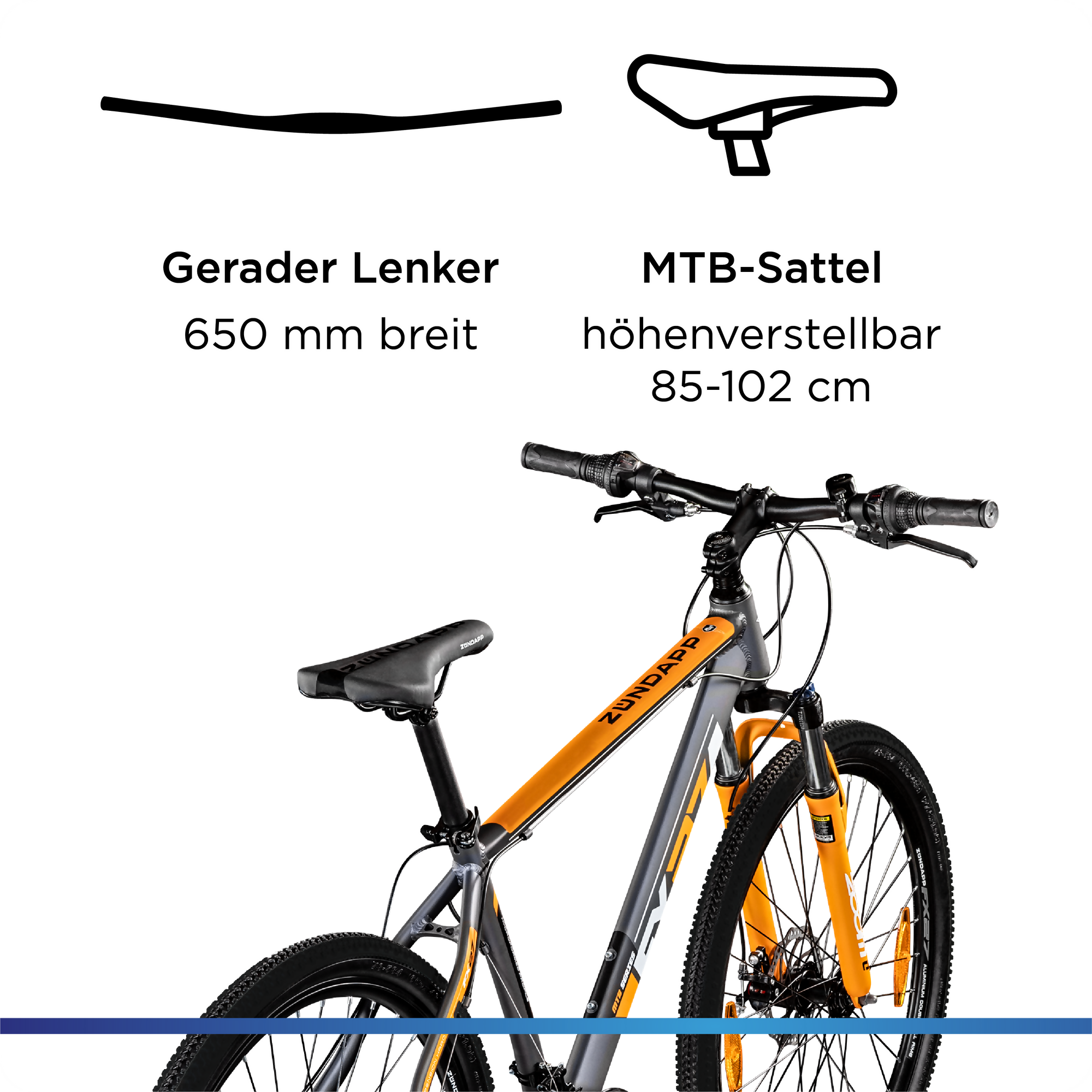 Zündapp FX27 Mountainbike Hardtail, 21-Gang