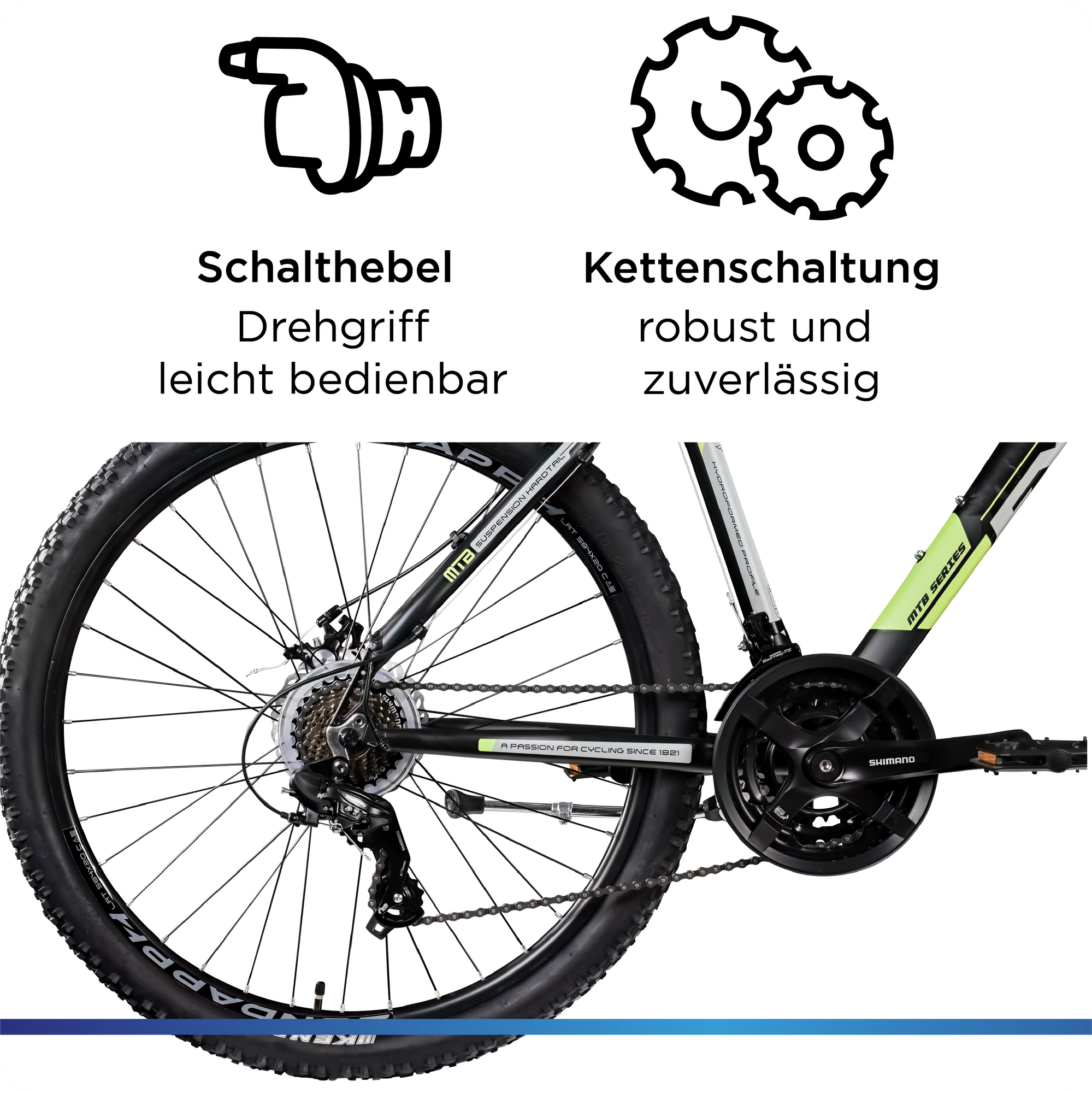 Zündapp FX27 Mountainbike Hardtail, 21-Gang