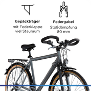 Zündapp T700 Trekkingrad Damen Herren, 21-Gang