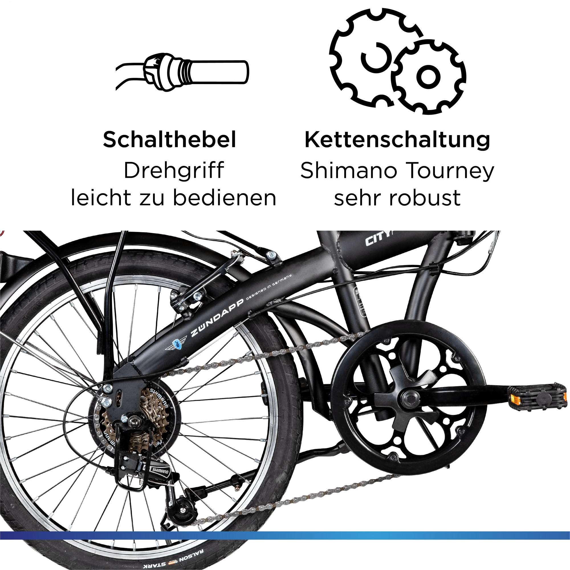 Zündapp ZF20 Speed Folder 20 Zoll Klapprad