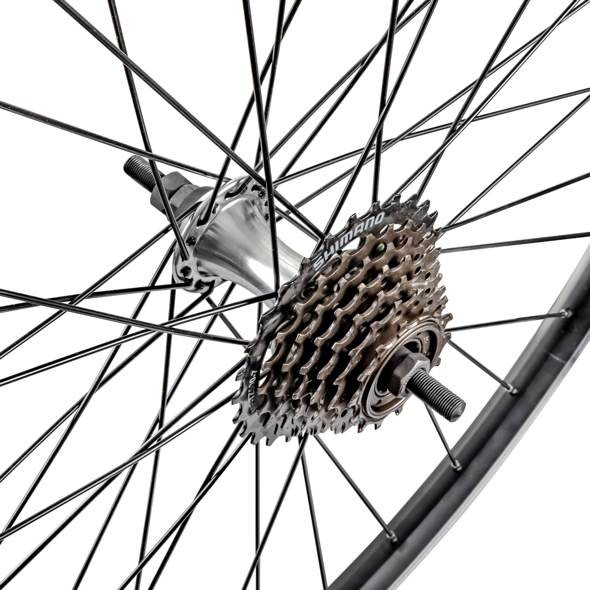 Zündapp Z503 Hinterrad 28 Zoll mit Shimano Tourney 7-fach Schraubkranz