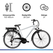 Zündapp Z802 Herren E Bike Trekkingrad 28 Zoll