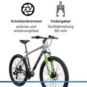 Zündapp FX27 Mountainbike Hardtail, 21-Gang