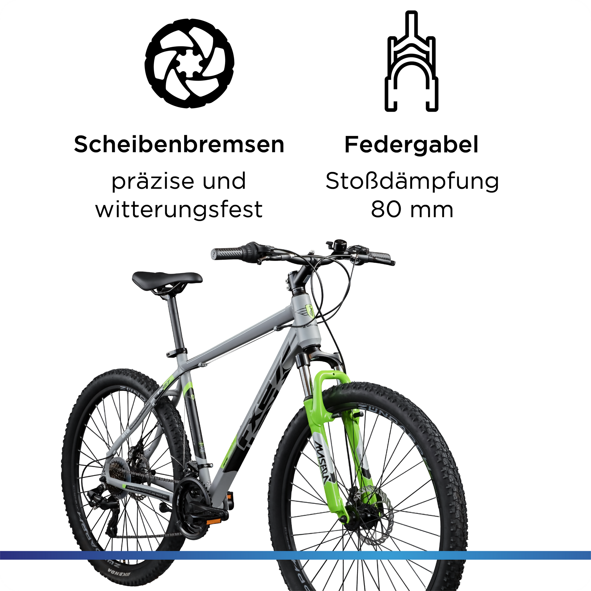 Zündapp FX27 Mountainbike Hardtail, 21-Gang