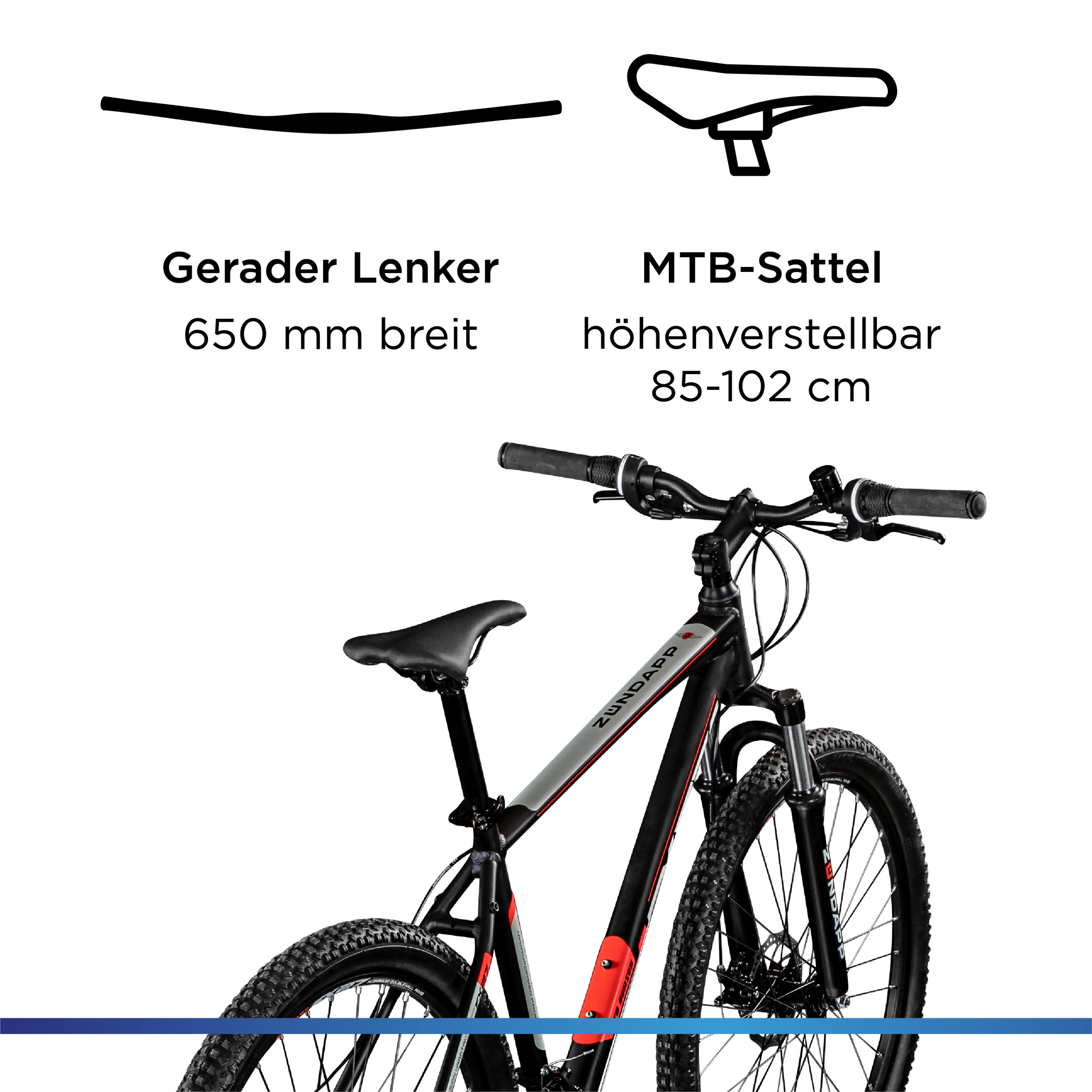 Zündapp FX27 Mountainbike Hardtail, 21-Gang
