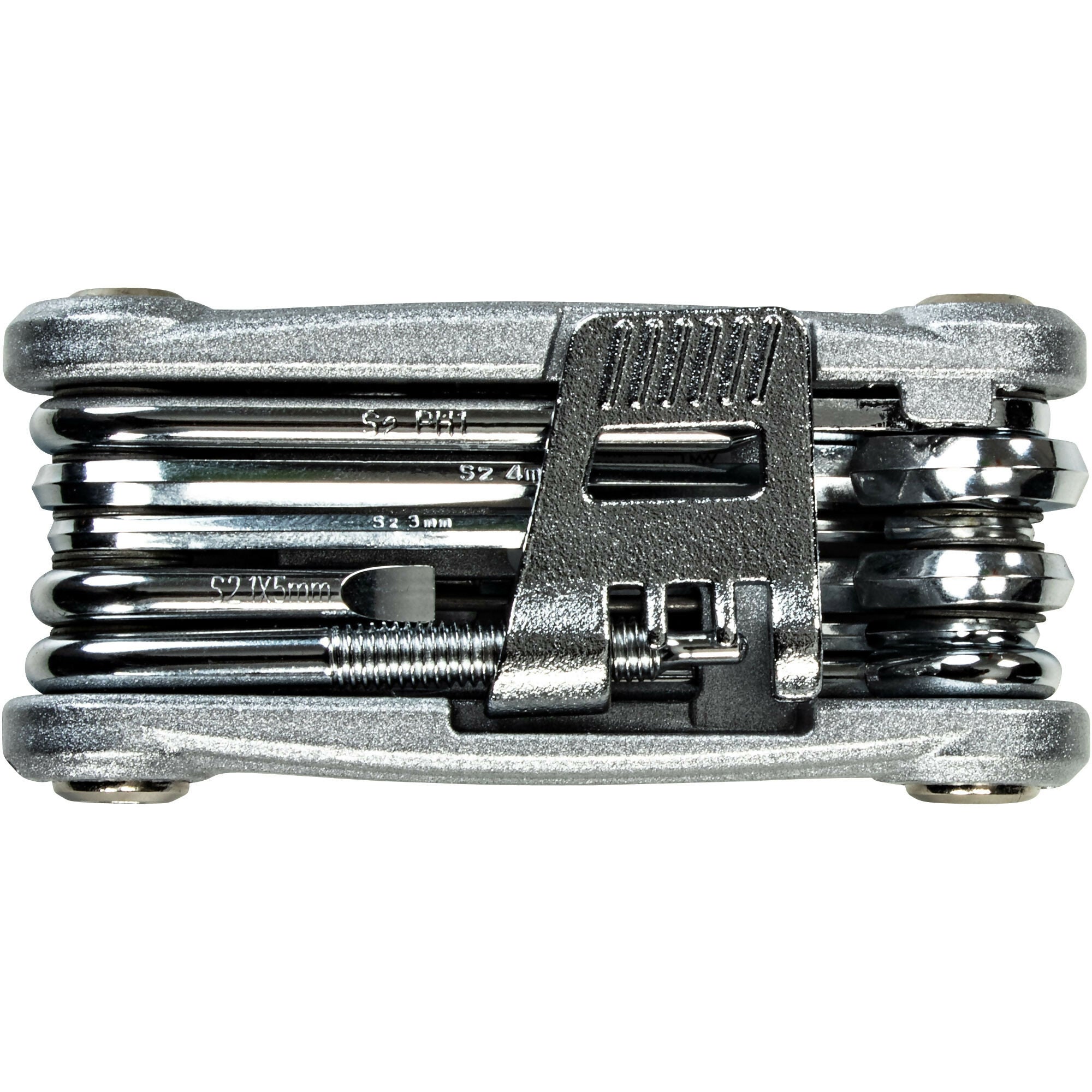 Zündapp Fahrrad Multitool mit 16 Funktionen, silber