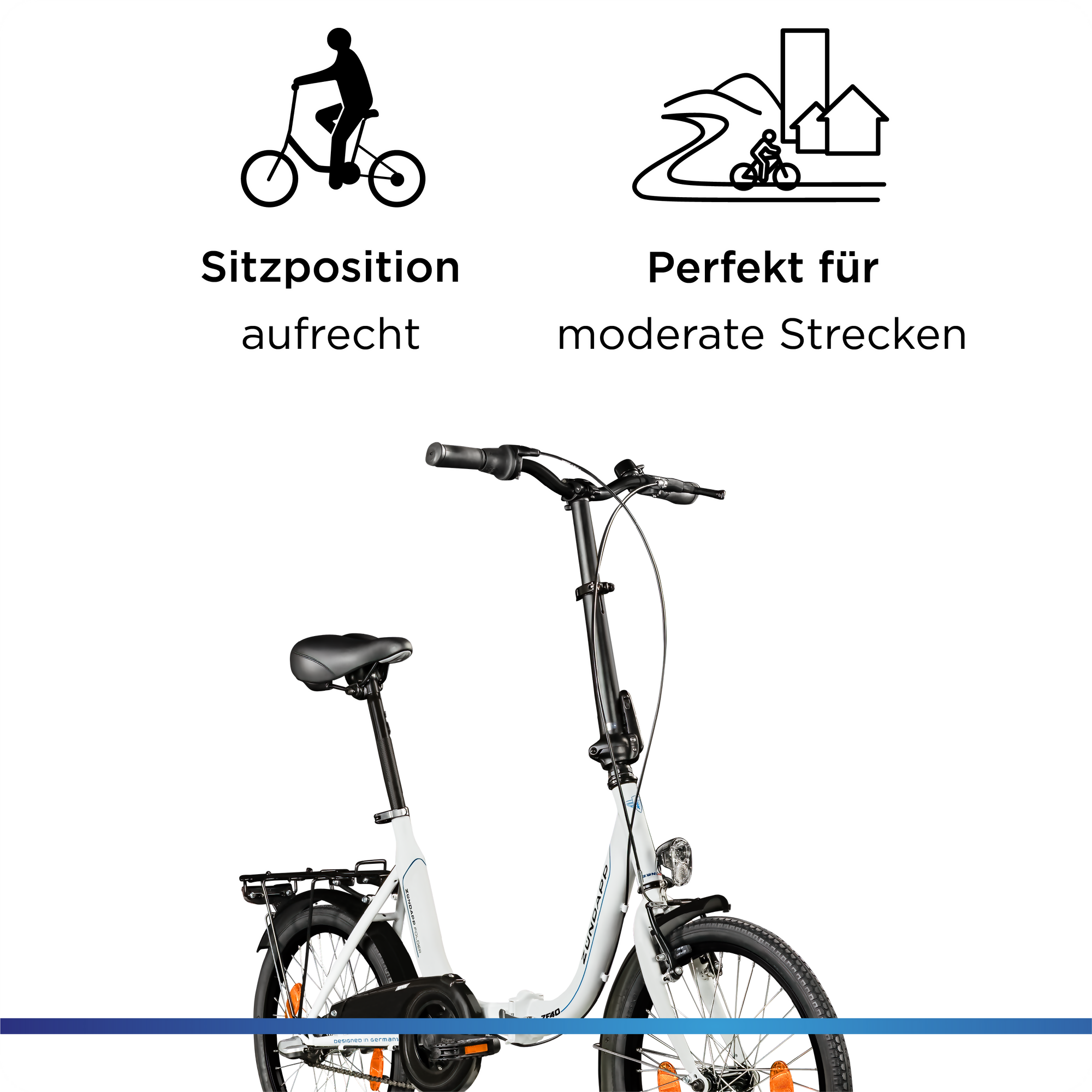 Zündapp ZF40 20 Zoll Klapprad, tiefer Einstieg