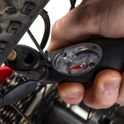 Zündapp Miniluftpumpe für Fahrräder Aluminium Fahrradpumpe Luftpumpe Fahrrad universal AV DV FV