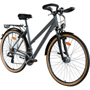 Zündapp T700 700c Trekkingrad Damen, 21-Gang, grau