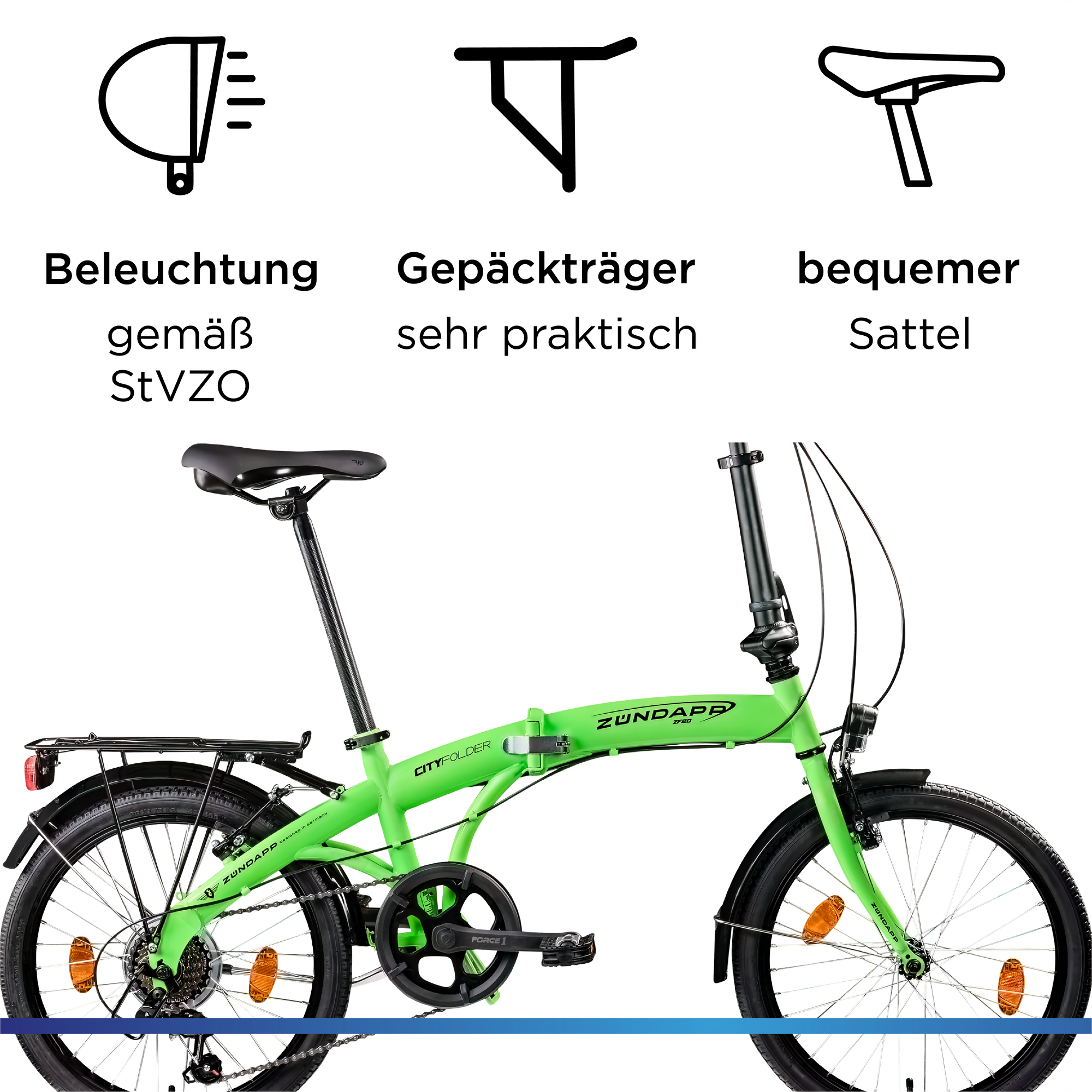 Zündapp ZF20 Speed Folder 20 Zoll Klapprad